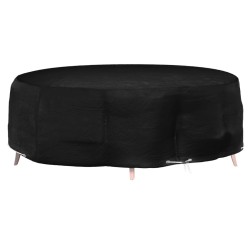 Housse pour salon îlot 10 œillets Ø236x67 cm rond 
