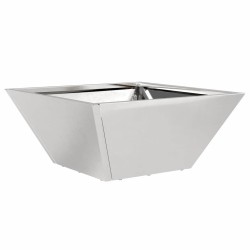 Jardinières en bol 5 pcs 35x35x15 cm en inox 