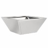 Jardinières en bol 5 pcs 35x35x15 cm en inox 