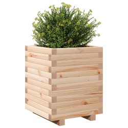 Jardinière 40x40x49,5 cm bois de pin massif 