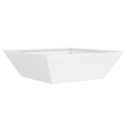 Jardinière en plastique 5 pcs Blanc 50 x 50 x 15 cm Acier 