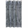 Rideaux en velours , 2 pièces, avec œillets, gris argenté, 140x175 cm. 