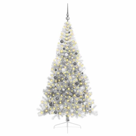 Sapin de Noël Argent 210 cm PET 