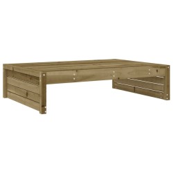 Repose-pied de jardin 120x80 cm bois de pin imprégné 