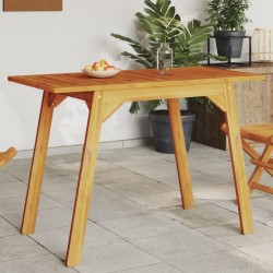 Table à manger de jardin 110x56x75 cm bois massif d'acacia 