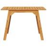 Table à manger de jardin 110x56x75 cm bois massif d'acacia 