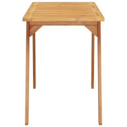 Table à manger de jardin 110x56x75 cm bois massif d'acacia 