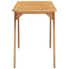 Table à manger de jardin 110x56x75 cm bois massif d'acacia 