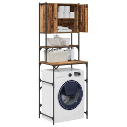 Armoire à Lave-Linge Bois Ancien 68x48.5x194 cm 