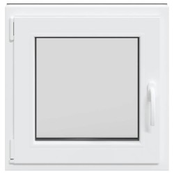 Fenêtre de sous-sol« RISOR » 50 x 50 cm oscillo-battante DIN gauche anthracite 