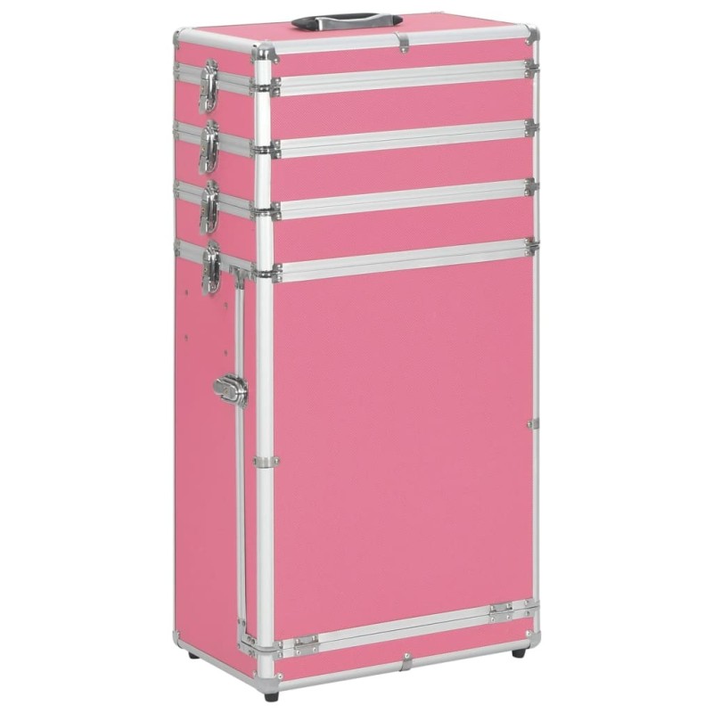 Chariot de maquillage Aluminium Rose 