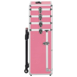 Chariot de maquillage Aluminium Rose 
