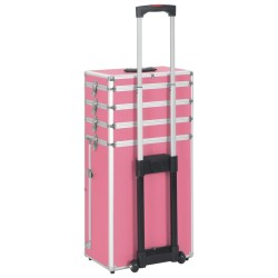 Chariot de maquillage Aluminium Rose 