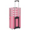 Chariot de maquillage Aluminium Rose 