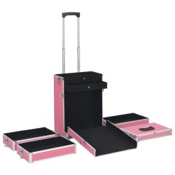 Chariot de maquillage Aluminium Rose 