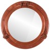 Miroir en forme de hublot mural Ø50 cm aluminium et verre 
