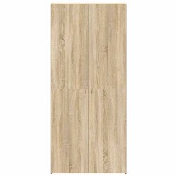 Meuble à chaussures Chêne Sonoma 80x35,5x180 cm Bois d'ingénierie 