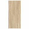 Meuble à chaussures Chêne Sonoma 80x35,5x180 cm Bois d'ingénierie 