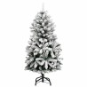 Sapin de Noël artificiel articulé 150 LED et boules 150 cm 