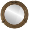 Miroir en forme de porthole mural Ø50 cm aluminium et verre 