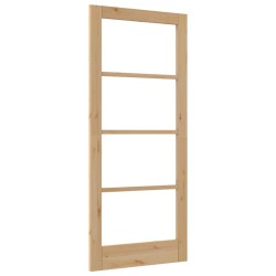 Porte intérieure avec verre "ORKDAL" 86x198,5x4 cm en bois massif de pin 