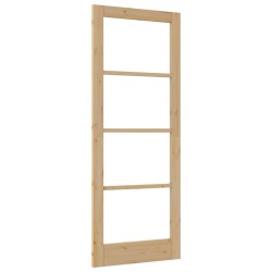 porte intérieure avec verre "ORKDAL" 83x211x4 cm en bois de pin massif 