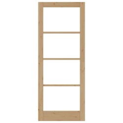 porte intérieure avec verre "ORKDAL" 83x211x4 cm en bois de pin massif 