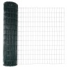 Clôture Euro avec 13 poteaux flasques 0,8 x 25 m en acier galvanisé 