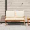 Banc de jardin avec coussins 115x65x71 cm Bois d'acacia massif 