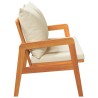Banc de jardin avec coussins 115x65x71 cm Bois d'acacia massif 