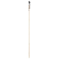 Porte coulissante Marron 90 x 208 cm Bois massif en pin 