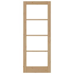 Porte intérieure avec verre "ORKDAL" 78x202x4 cm Bois solide en pin 