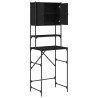 Meuble à linge Chêne Noir 68x48.5x194 cm 