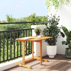 Table pliable de balcon 90x60x72 cm bois d'acacia solide 