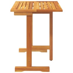 Table pliable de balcon 90x60x72 cm bois d'acacia solide 