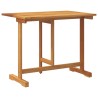 Table pliable de balcon 90x60x72 cm bois d'acacia solide 