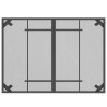 Table de jardin anthracite 110x80x72 cm Treillis d'acier 