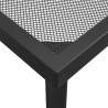 Table de jardin anthracite 110x80x72 cm Treillis d'acier 