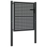 Portail de jardin anthracite 105x150 cm acier 