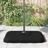Set de bases pour parasol à bras déporté, 4 pièces - 130 kg de sable ou 90 kg d'eau. 
