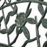Banc de jardin 100 cm Aluminium coulé Vert 