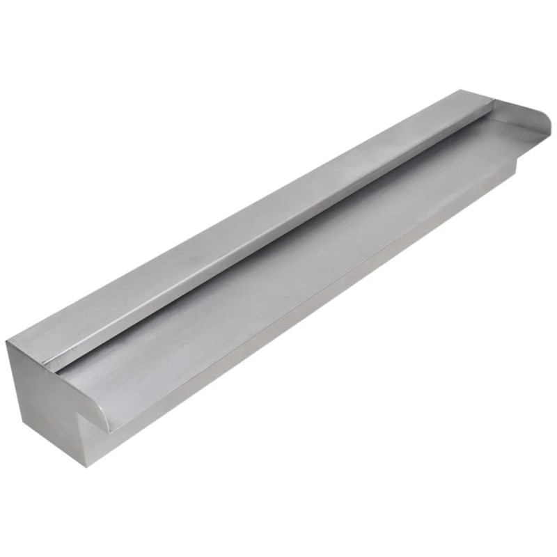 Lame d'eau rectangulaire 60 cm Acier inoxydable pour piscine 