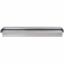 Lame d'eau rectangulaire 60 cm Acier inoxydable pour piscine 