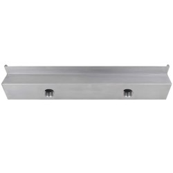 Lame d'eau rectangulaire 60 cm Acier inoxydable pour piscine 