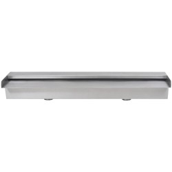 Lame d'eau rectangulaire 60 cm Acier inoxydable pour piscine 