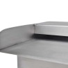Lame d'eau rectangulaire 60 cm Acier inoxydable pour piscine 