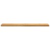 Appuis de fenêtre 2 pcs marron clair bois de chêne massif 