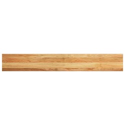Appuis de fenêtre 2 pcs marron clair bois de chêne massif 