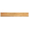 Appuis de fenêtre 2 pcs marron clair bois de chêne massif 