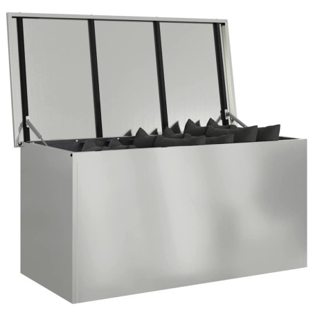 Boîte de Rangement Extérieure Argent 100 x 50.5 x 50 cm 